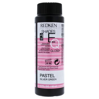 Redken Shades EQ Color Gloss Pastel Silver Green by Redken for Unisex Hair Color 2 oz