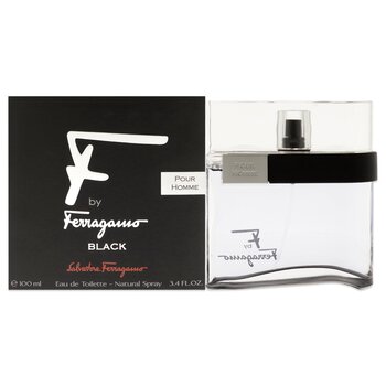 Salvatore Ferragamo F Black by Salvatore Ferragamo for Men - 3.4 oz EDT Spray 3.4 oz