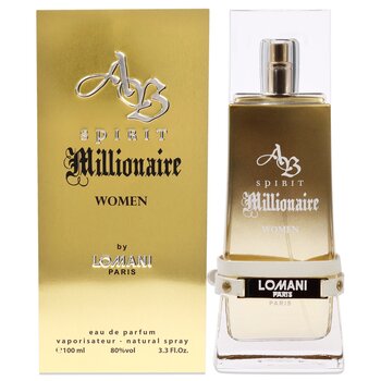 Lomani AB Spirit Millionaire by Lomani for Women - 3.3 oz EDP Spray 3.3 oz