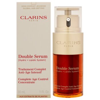 Clarins Double Serum Complete Age Control Concentrate by Clarins for Unisex - 1 oz Serum 1 oz
