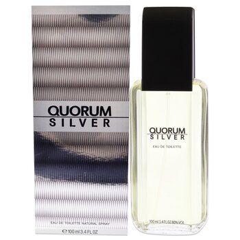 Others Quorum Silver by Antonio Puig for Men - 3.4 oz EDT Spray 3.4 oz
