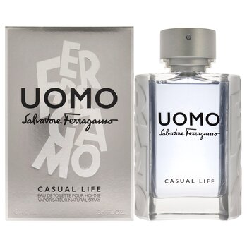Salvatore Ferragamo Uomo Casual Life by Salvatore Ferragamo for Men - 3.4 oz EDT Spray 3.4 oz