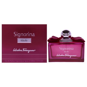 Salvatore Ferragamo Signorina Ribelle de Salvatore Ferragamo para mujer - EDP en aerosol de 3,4 oz 3.4 oz