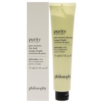 Philosophy Purity Made Simple Pore Extractor Exfoliating Clay Mask by Philosophy for Unisex - 2.5 oz Mask 2.5 oz