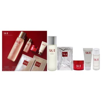 SK II Pitera Bestsellers Set by SK-II for Women - 6 Pc 7.7oz Facial Treatment Essence, 1oz Facial Treatment Clear Lotion, 0.49 6 Pc