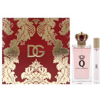 Dolce & Gabbana Q by Dolce and Gabbana for Women - 2 Pc Gift Set 3.3oz EDP Spray, 0.33oz EDP Spray 2 Pc Gift Set