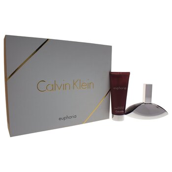 Calvin Klein Euphoria by Calvin Klein for Women - 2 Pc Gift Set 3.4oz EDP Spray, 3.4oz Sensual Skin Lotion 2 Pc Gift Set
