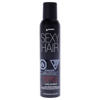 Sexy Hair Concepts Curly Sexy Hair Curl Power Spray Foam by Sexy Hair for Unisex - 8.4 oz Mousse 8.4 oz