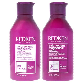 Redken Color Extend Magnetics Shampoo-NP and Conditioner-NP Kit by Redken for Unisex - 2 Pc Kit 10.1oz Shampoo, 10.1oz Conditio 2 Pc Kit