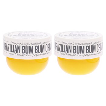 Sol De Janeiro Brazilian Bum Bum Cream by Sol de Janeiro for Unisex - 2.5 oz Cream - Pack of 2 2.5 oz