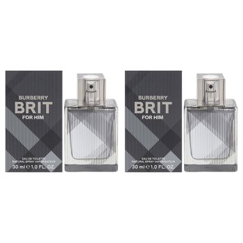 Burberry Burberry Brit by Burberry for Men - 1 oz EDT Spray - Pack of 2 1 oz
