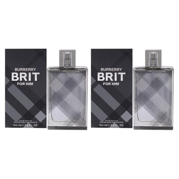 Burberry Burberry Brit by Burberry for Men - 3.3 oz EDT Spray - Pack of 2 3.3 oz