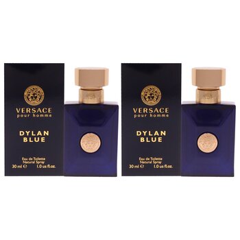 Versace Dylan Blue by Versace for Men - 1 oz EDT Spray - Pack of 2 1 oz