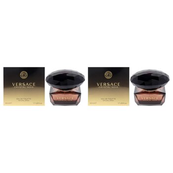 Versace Versace Crystal Noir by Versace for Women - 1.7 oz EDT Spray - Pack of 2 1.7 oz