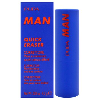 Pupa Quick Eraser Corrector - 002 Medium Dark by Pupa Milano for Men - 0.158 oz Concealer 0.158 oz
