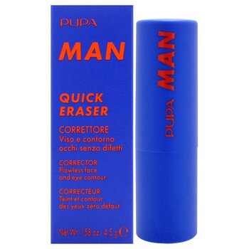 Pupa Quick Eraser Corrector - 001 Light-Medium by Pupa Milano for Men - 0.158 oz Concealer 0.158 oz