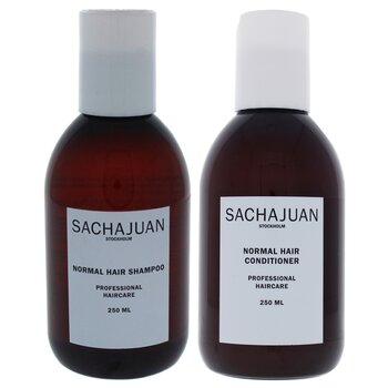 Sachajuan Normal Hair Shampoo and Condioner Kit by Sachajuan for Unisex - 2 Pc Kit 8.45oz Shampoo, 8.4oz Conditioner 2 Pc Kit