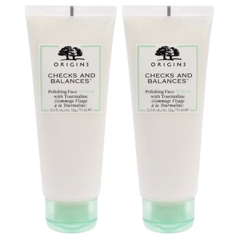 Origins Checks and Balances Face Scrub by Origins for Unisex - 2.5 oz Scrub - Pack of 2 2.5 oz
