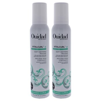 Ouidad VitalCurl Plus Soft Defining Mousse by Ouidad for Unisex - 5.7 oz Mousse - Pack of 2 5.7 oz