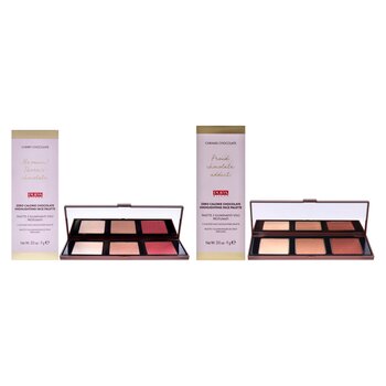 Pupa Zero Calorie Chocolate Highlighter Palette Kit by Pupa Milano for Women - 2 Pc Kit 0.315oz Highlighter - 001 Cherry Choc 2 Pc Kit