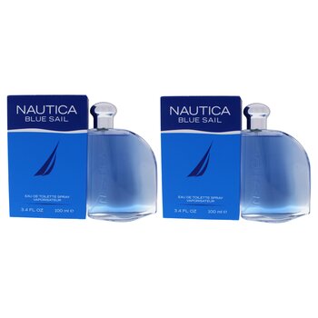 Nautica Blue Sail by Nautica for Men - 3.4 oz EDT Spray - Pack of 2 3.4 oz