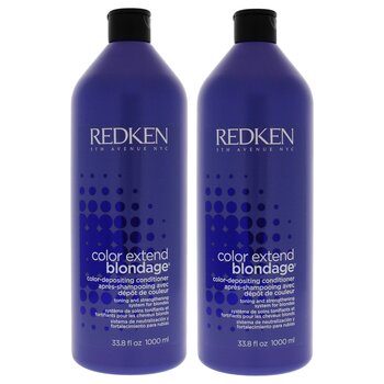 Redken Color Extend Blondage Color Depositing Conditioner by Redken for Unisex - 33.8 oz Conditioner - Pack of 2 33.8 oz