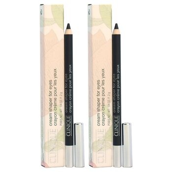 Clinique Cream Shaper For Eyes - 101 Black Diamond by Clinique for Women - 0.04 oz Eyeliner - Pack of 2 0.04 oz