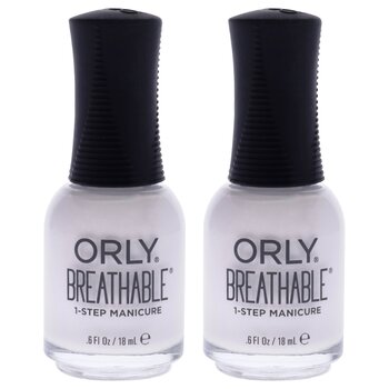 Orly Breathable Treatment Plus Color - 20908 Barely There by Orly for Women - 0.6 oz Nail Polish - Pack of 2 0.6 oz