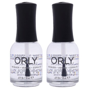 Orly Nail Lacquer - 20065 Sealon Topcoat by Orly for Women - 0.6oz Nail Polish - Pack of 2 0.6 oz