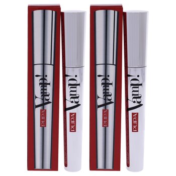 Pupa Vamp! Mascara - 100 Extra Black by Pupa Milano for Women - 0.32 oz Mascara - Pack of 2 0.32 oz