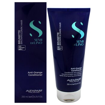 AlfaParf Semi Di Lino Brunette Anti-Orange Conditioner by Alfaparf Milano for Unisex - 6.7 oz Conditioner 6.7 oz