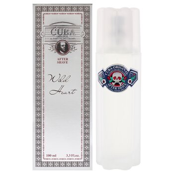 Cuba Cuba Wild Heart by Cuba for Men - 3.4 oz After Shave 3.4 oz