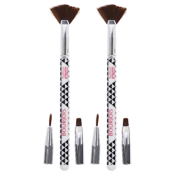 Bourjois MultiBrush Nail Art Set by Bourjois for Women 3 Pc Set Fan Brush, Shader Brush, Liner Brush Pack of 2 3 Pc Set