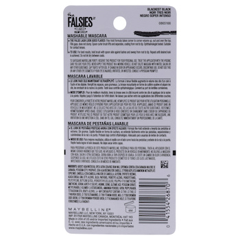Maybelline Volum Express The Falsies Mascara 286 Blackest Black by Maybelline for Women 0.31 oz Mascara 0.31 oz