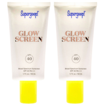 Supergoop Glowscreen SPF 40 Body Lotion by Supergoop for Women 1.7 oz Body Lotion Pack of 2 1.7 oz