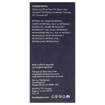 Drunk Elephant AGloei Maretinol Oil by Drunk Elephant for Unisex 1 oz Oil 1 oz