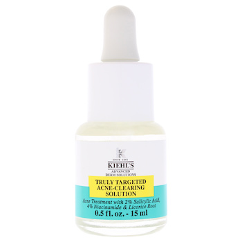 Kiehl's Truly Targeted Acne Clearing Solution by Kiehls for Unisex 0.5 oz Treatment 0.5 oz