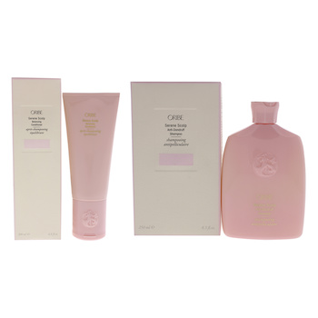 Oribe Serene Scalp AntiDandruff Shampoo and Conditioner Kit by Oribe for Unisex 2 Pc Kit 8.5oz Shampoo, 6.8oz Conditioner Fixed Size