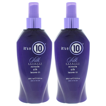 It's A 10 Silk Express Miracle Silk LeaveIn by Its A 10 for Unisex 10 oz Conditioner Pack of 2 Fixed Size