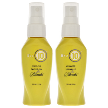 It's A 10 Miracle LeaveIn for Blondes by Its A 10 for Unisex 2 oz Treatment Pack of 2 Fixed Size