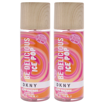 DKNY DKNY Be Delicious Ice Pop Very Cherry by Donna Karan for Women 8.4 oz Fragrance Mist Pack of 2 Fixed Size