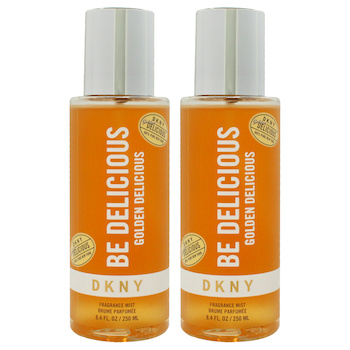 DKNY Golden Delicious by Donna Karan for Women 8.4 oz Fragrance Mist Pack of 2 Fixed Size
