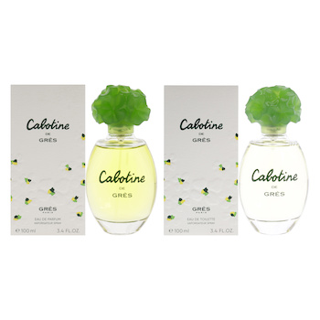 Gres Cabotine Kit by Parfums Gres for Women 2 Pc Kit 3.4 oz EDT Spray, 3.4 oz EDP Spray Fixed Size