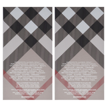 Burberry Burberry Brit For Her by Burberry for Women 3.3 oz EDP Spray Pack of 2 Fixed Size