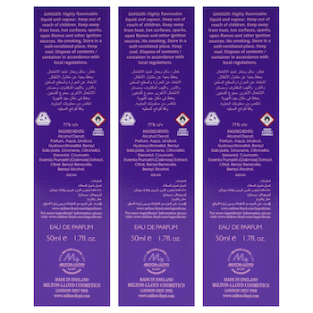Hamilton Colour Me Purple by Milton Lloyd for Women 1.7 oz EDP Spray Pack of 3 Fixed Size