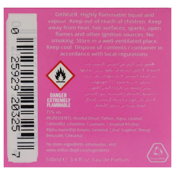 Hamilton Colour Me Neon Pink by Milton Lloyd for Women 3.4 oz EDP Spray Fixed Size
