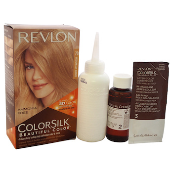 Revlon colorsilk Haircolor 70 Medium Ash Blonde 7A by Revlon for Unisex 1 Application Hair Color Fixed Size