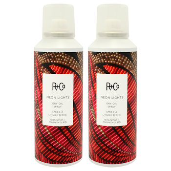 R+Co Neon Lights Dry Oil Spray by RCo for Unisex 4 oz Spray Pack of 2 4 oz