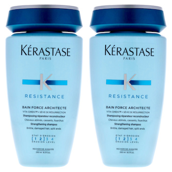 Kerastase Bain Force Architecte Shampoo by Kerastase for Unisex 8.5 oz Shampoo Pack of 2 8.5 oz