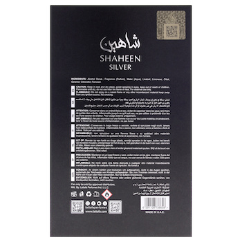 Lattafa Pride Shaheen Silver by Lattafa for Women 3.4 oz EDP Spray 3.4 oz